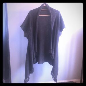 Open Sweater/Vest/Poncho Vest